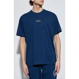 Versace Jeans Couture - T-Shirt - Marineblauw - Katoen