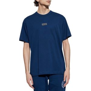Versace Jeans Couture - Logo T-Shirt - Marineblauw - Katoen