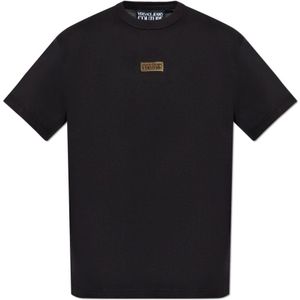 Versace Jeans Couture - T-Shirt - Oversized - Ronde Hals - Korte Mouwen - Logo Detail