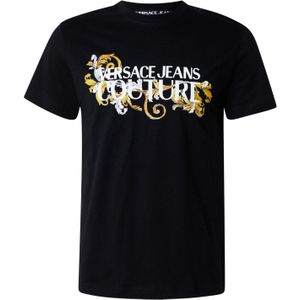 Versace Jeans Couture - T-Shirt - Black/Gold - Katoen