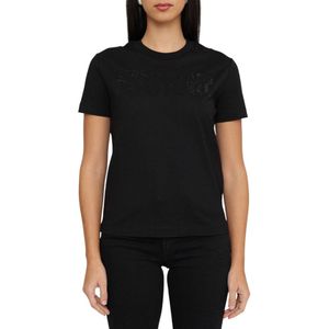 Versace Jeans Couture - T-shirt - Zwart - Katoen - Korte Mouwen