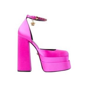 Versace, Medusa Aevitas Dubbele Platform Pumps Roze, Dames, Maat:39 EU