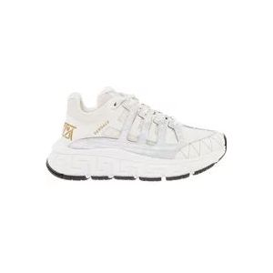 Versace Witte Tiger Print Sneakers , White , Dames , Maat: 39 EU