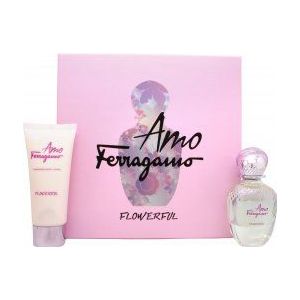 Salvatore Ferragamo Amo Flowerful Eau de Toilette Cadeauset 150ml