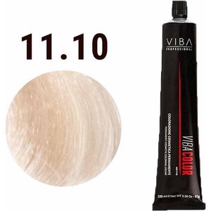 Viba Professional Viba Color Permanent Cosmetic Coloring Cream Haar kleur 100ml - 11.10 Ash Platinum