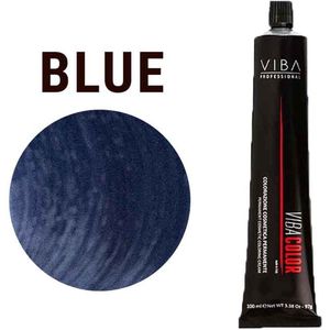 Viba Professional Viba Color Permanent Cosmetic Coloring Cream Haar kleur 100ml - Blue