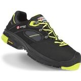 Sixton - Ortles LG S3 - Werkschoenen - Zwart/Geel - PU Gevoat Leder, Microfiber Suede
