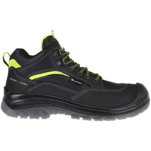 Sixton 81154-11 Montauk Hoog S3 - Zwart/Lime - 43