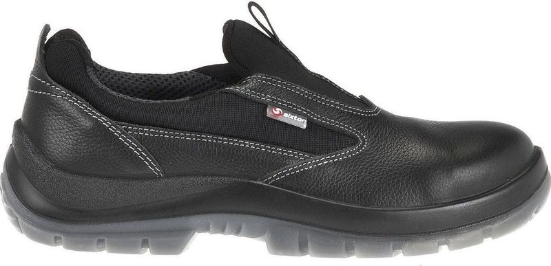 Sixton Peak - Lugano - Veiligheidsschoen - Zwart - Leer - S3