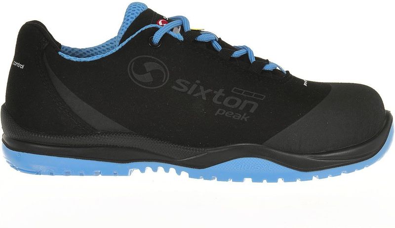 Sixton Peak Cuban - Werkschoenen - Zwart/Blauw - Microfiber Suède - S3