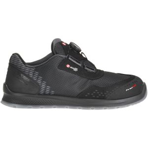 Sixton Newport Sneaker Werkschoenen Boa Zwart Laag S3