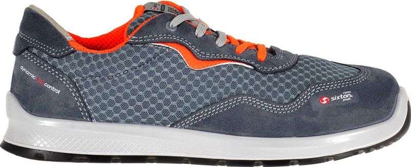 Sixton Peak - Carena - Werkschoen - Grijs-Oranje - Drummed Suede