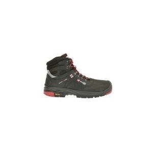 Sixton Peak - Tonale Hoog S3 - Zwart/Rood - Gevet Nubuck Leder