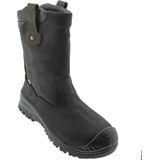Sixton Peak - Ranch - Werklaars - Zwart - Nubuck Leer - PU-Rubber Vibram