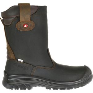 Sixton Peak - Ranch - Werklaars - Zwart - Nubuck Leer - PU-Rubber Vibram