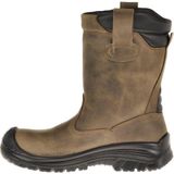 Sixton Peak - Ranch - Werklaarzen - Zwart Taupe - Gevet Nubuck Leder