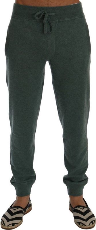 Dolce & Gabbana - Luxe Groene Kasjmier Sportbroek - Heren