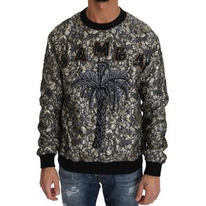 Dolce & Gabbana - Samba Jacquard Palm Pullover - Veelkleurig - Hoodie - Heren