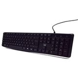 Ewent EW3001 toetsenbord USB QWERTY Spaans Zwart