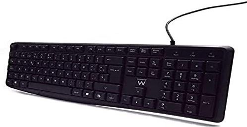 Ewent EW3001 toetsenbord USB QWERTY Spaans Zwart