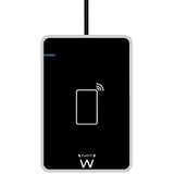 Ewent EW1053 RFID- en NFC-lezer voor elektronische identiteitskaart CIE 3.0 voor toegang tot ANPR, INPS, INAIL, Revenue Agency en P.A. - Kleur: zwart