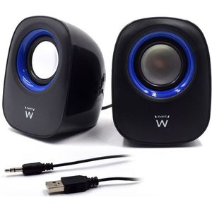 Ewent EW3501 luidspreker 2-weg Zwart Bedraad 5 W