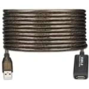 Ewent EW1024 USB-verlengkabel, 25 m A/M A/F USB 2.0