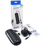 Ewent EW1147 interface hub USB 3.2 Gen 1 (3.1 Gen 1) Type-A 5000 Mbit/s Zwart