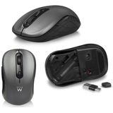 Ewent EW3272 toetsenbord Inclusief muis RF Draadloos QWERTY Spaans Zwart