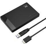 Harde Schijfbehuizing - Zwart - Geschikt voor 2,5 Inch SATA HDD/SSD - USB 3.1 Gen2