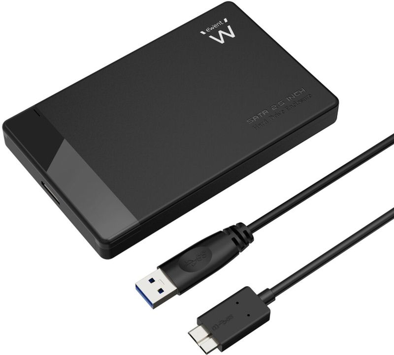 Harde Schijfbehuizing - Zwart - Geschikt voor 2,5 Inch SATA HDD/SSD - USB 3.1 Gen2