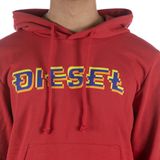 Diesel Sweatshirt-Ginn Capuchon K27 Rood - Streetwear - Volwassen