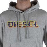 Diesel - S-Ginn - Sweatshirt - Grijs - Met Capuchon