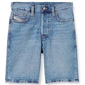 Diesel - Korte Spijkershort - Blauw - Normale Pasvorm - 100% Katoen