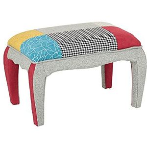 Toto Piccinni Pouf Carnaval van stof met patchwork-vulling (poef)