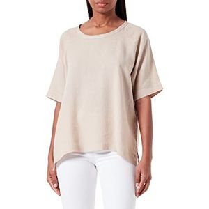 Dalle Piane Cashmere - Tunic 100% linnen, beige, één maat, beige