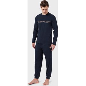 Emporio Armani - Megalogo - Pyjama - Donkerblauw - Katoen/Elastaan