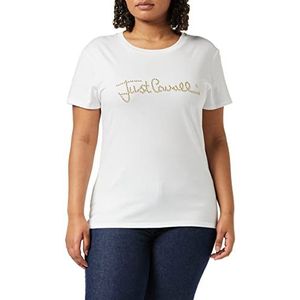 Just Cavalli T-shirt, 100 optisch wit, XXS dames