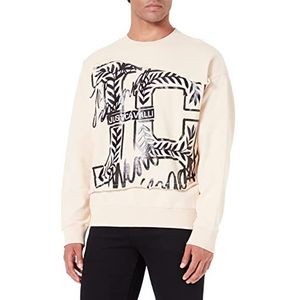 Just Cavalli sweatshirt heren, 108 Ivory Cream