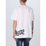 T-shirts - Wit - Short Sleeve Crew Neck Tee