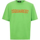 Dsquared 2 - Electric Green - T-shirt - Katoen
