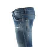 Dsquared 2 - Skater Jeans - Blauw - 93% Katoen, 4% Polyester, 3% Elastaan
