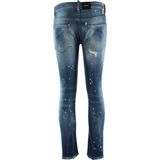 Dsquared 2 - Skater Jeans - Blauw - 93% Katoen, 4% Polyester, 3% Elastaan