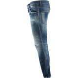 Dsquared 2 - Skater Jeans - Blauw - 93% Katoen, 4% Polyester, 3% Elastaan