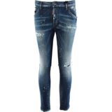 Dsquared 2 - Skater Jeans - Blauw - 93% Katoen, 4% Polyester, 3% Elastaan
