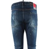 Dsquared2 - Relax Long Crotch Blue Jeans - Blauw - Heren - Katoen