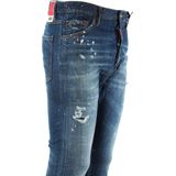 Dsquared2 - Relax Long Crotch Blue Jeans - Blauw - Heren - Katoen
