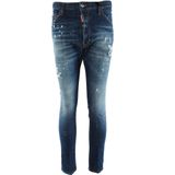Dsquared2 - Relax Long Crotch Blue Jeans - Blauw - Heren - Katoen