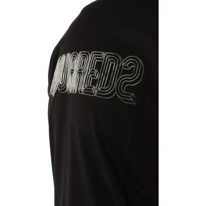 Dsquared2 Brand Logo Cool Fit Black T-Shirt