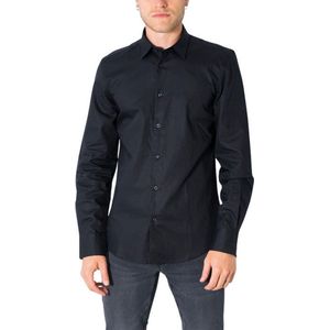 Antony Morato, Heren, Overhemden, Zwart, Maat: XS Katoen,